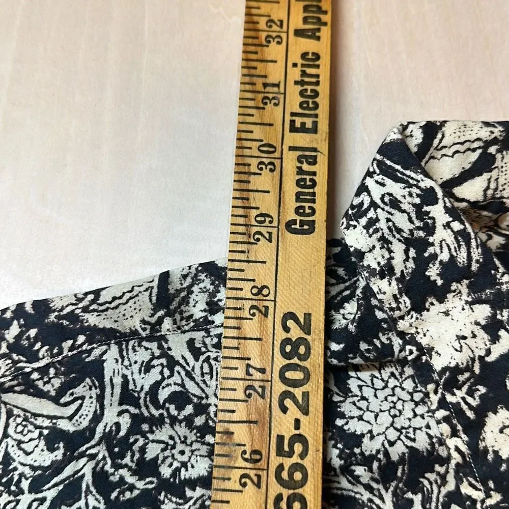 Vintage Y2K Polo Ralph Lauren Floral Hawaiian ‎ 1/4 button up Long sleeve size L